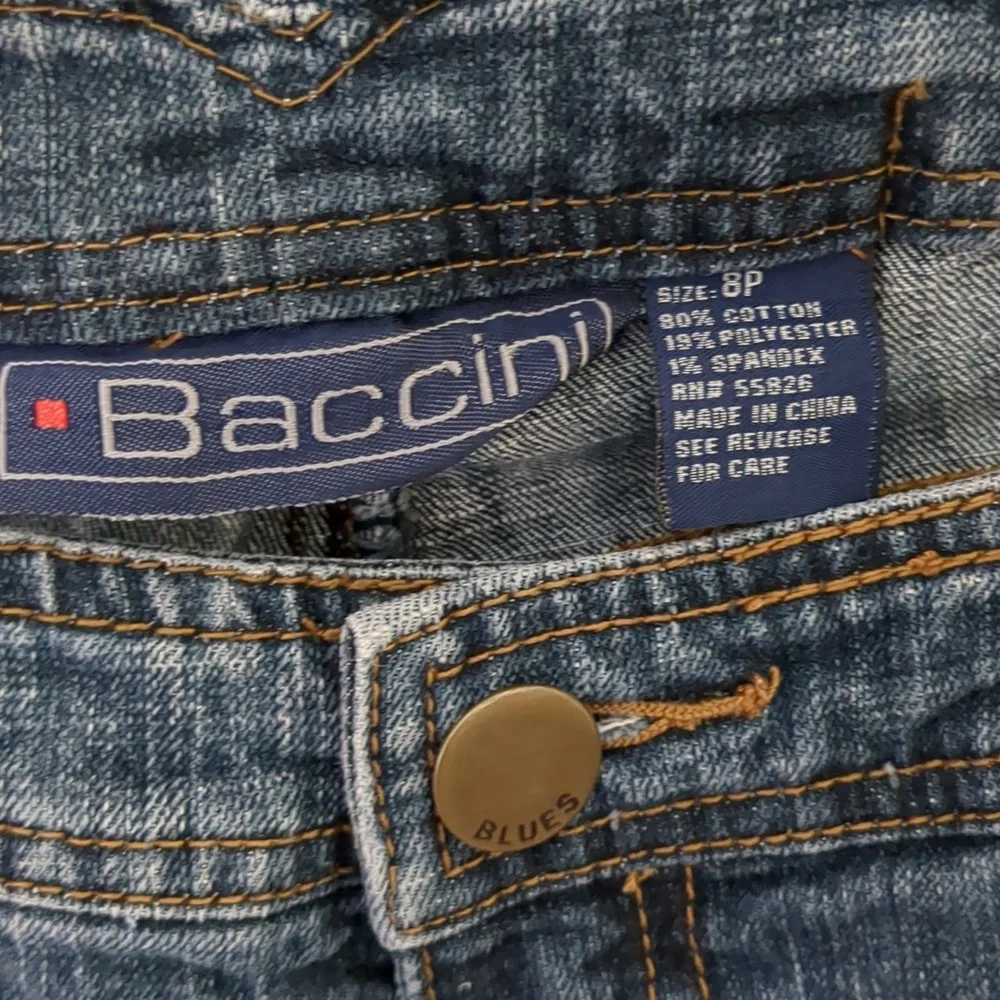 BACCINI Blues Shorts Women's Size 8P - Picture 2 of 6